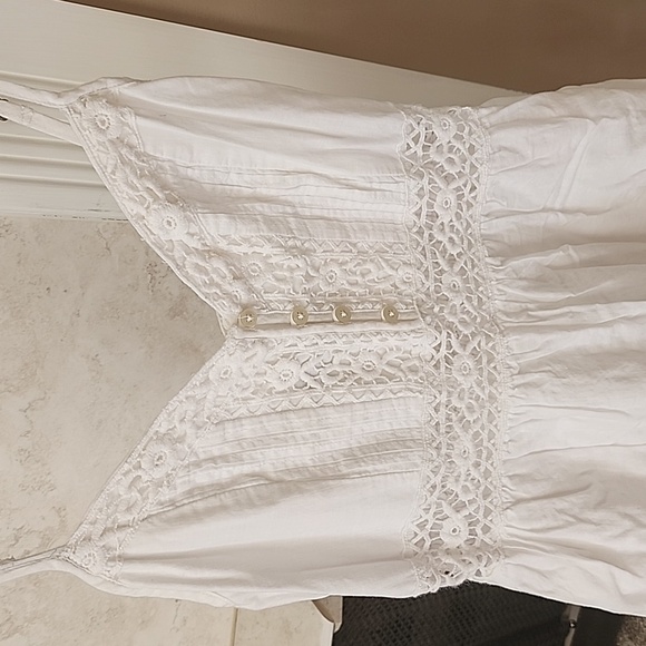 🎀🩷 ABERCROMBIE CROCHET EMBROIDERED MINI DRESS 🩷🎀 - Picture 3 of 17